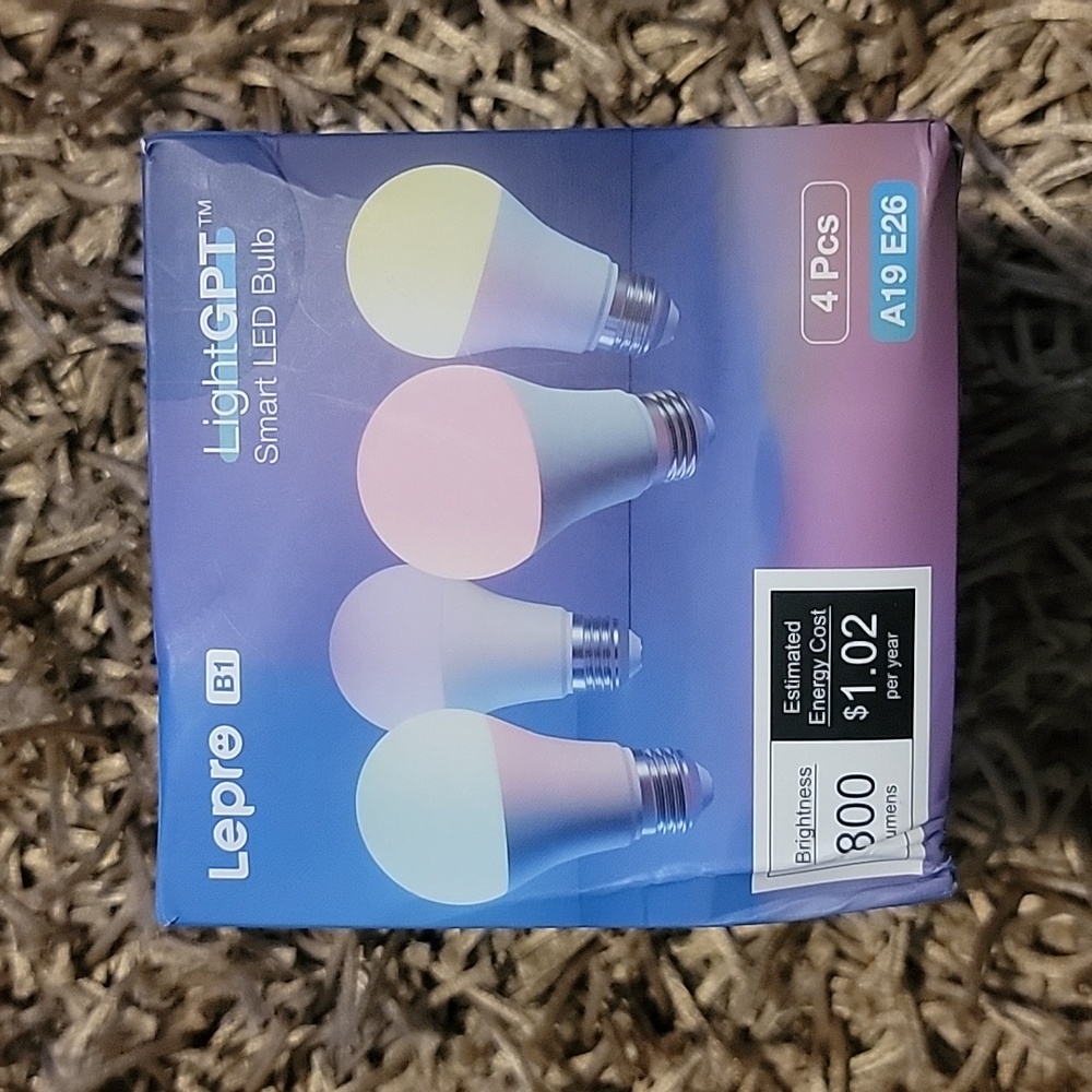 Lepre smart LED Color Changing Light Bulbs
